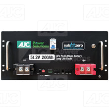Load image into Gallery viewer, AJCPS 200Ah LiFe Po4 SubZero Lithium Battery