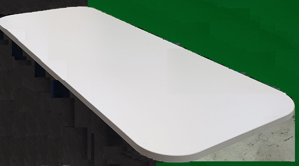 Grey Tabletop 25mm 1650x615 4 Radius Corner (20ft)