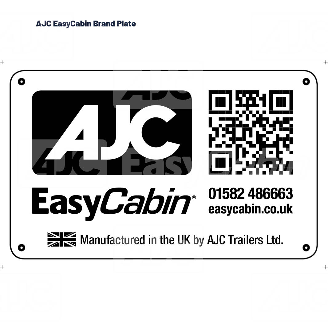 AJC EasyCabin Brand Plate
