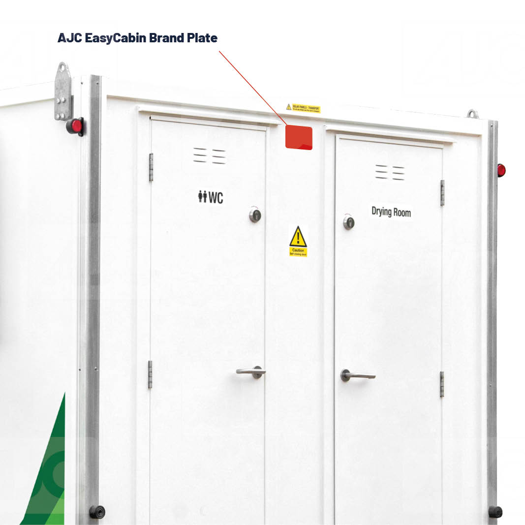 AJC EasyCabin Brand Plate
