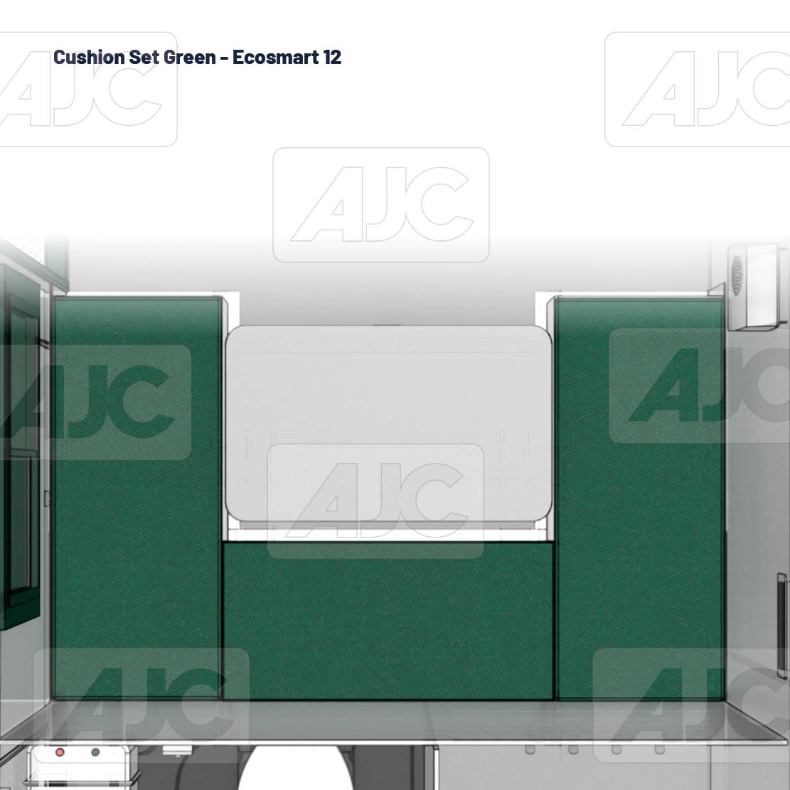 Cushion Set Green - Ecosmart 12