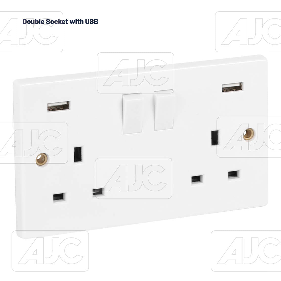 Double Socket with USB