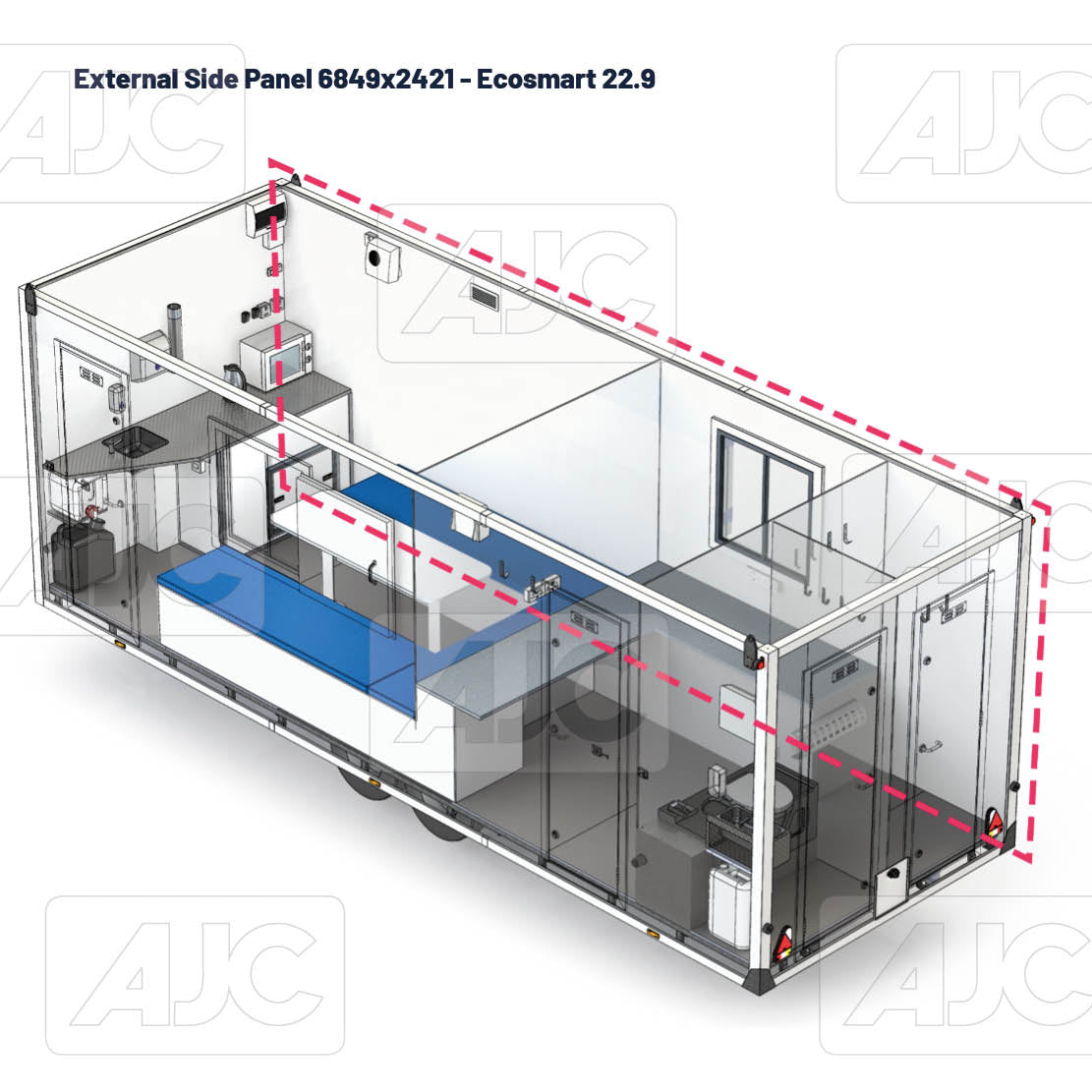 External Side Panel 6849x2421 - Ecosmart 22.9
