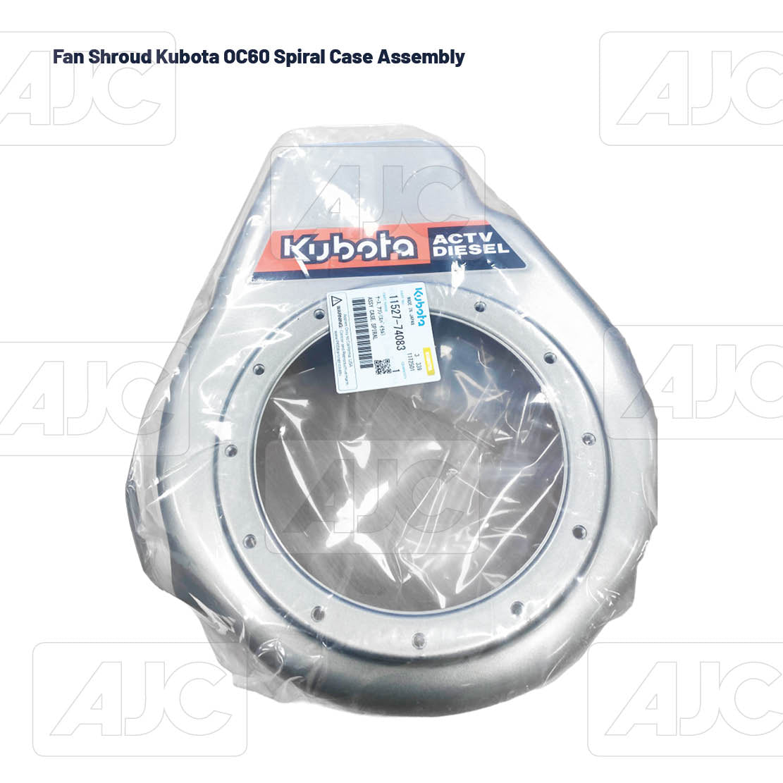 Fan Shroud Kubota OC60 Spiral Case Assembly