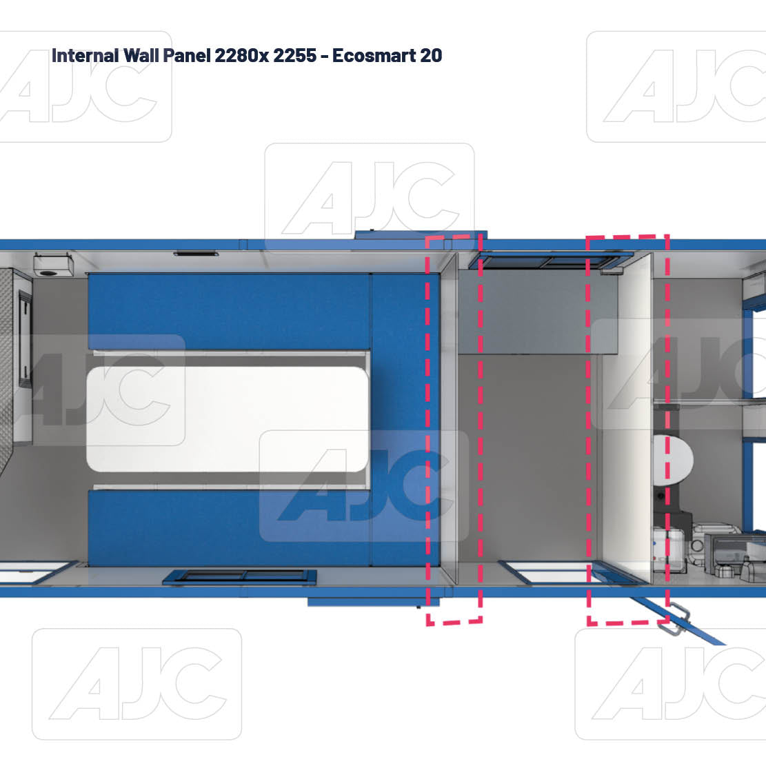Internal Wall Panel 2280x 2255 - Ecosmart 20