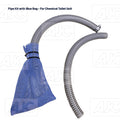 Pipe Kit with Blue Bag - For Chemical Toilet Unit