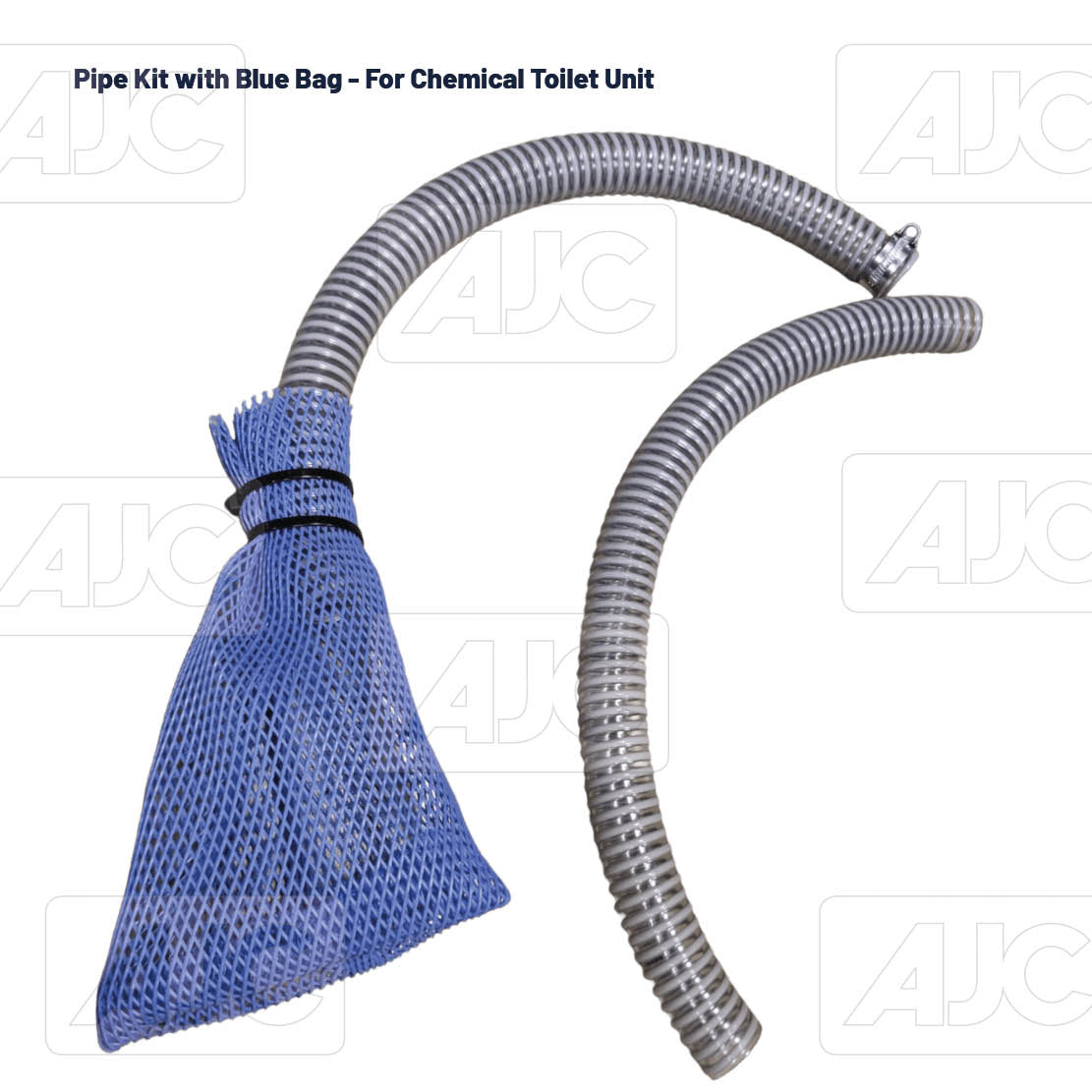 Pipe Kit with Blue Bag - For Chemical Toilet Unit