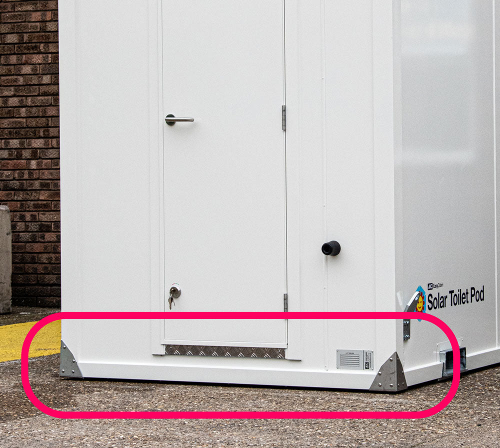 Bottom Capped Trim 1207 (SolarToiletPod)