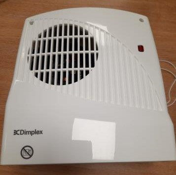 Dimplex downflow fan heater with electronic timer