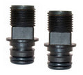 Plug in threaded port adaptors