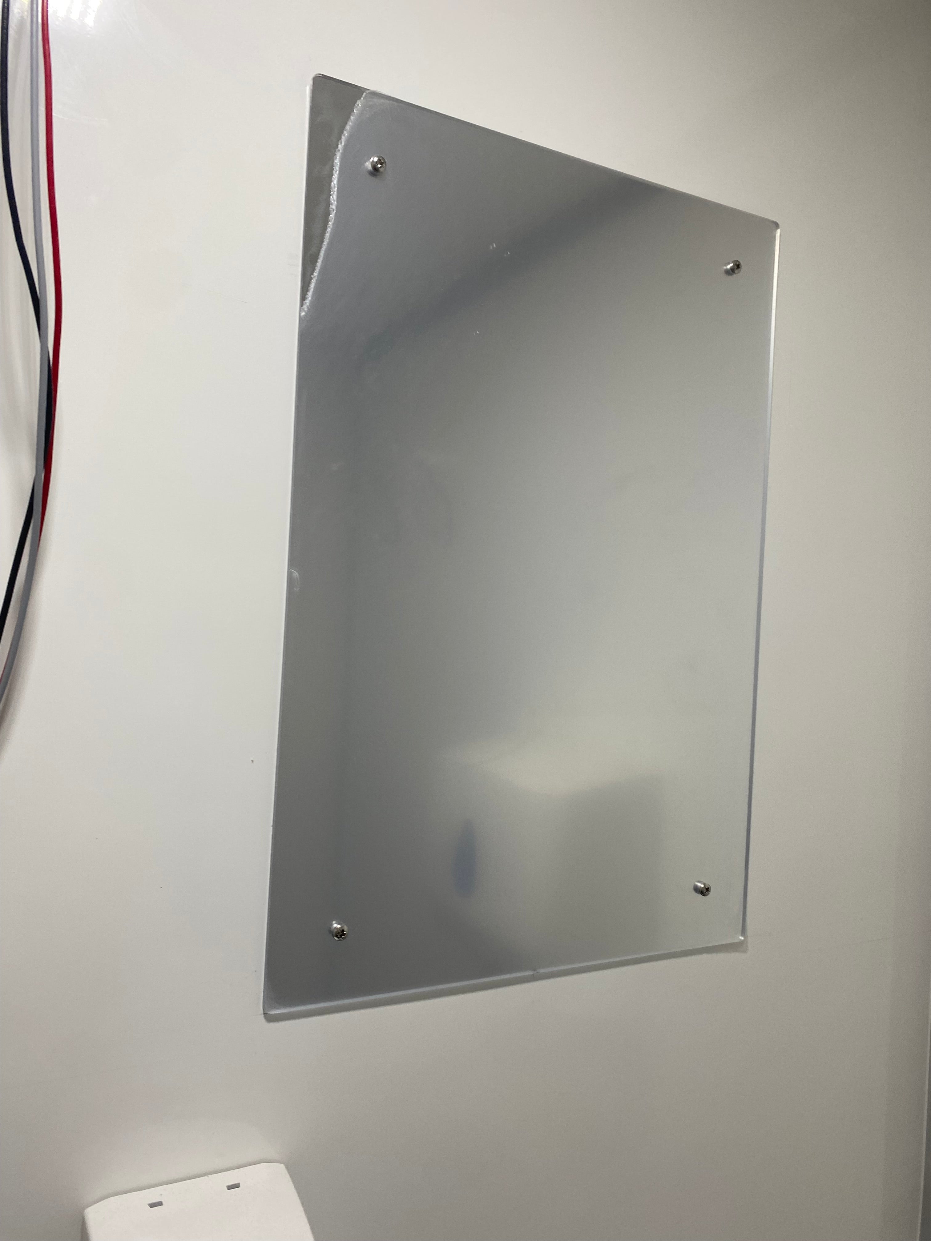 Acrylic Safety Mirrors 440X300X3mm supplied with screw holes