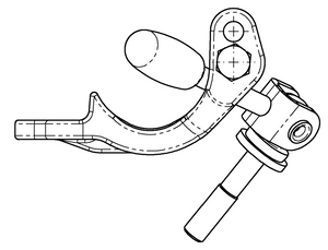 Clamp kit to suit  1251938 Overrun for 22.9