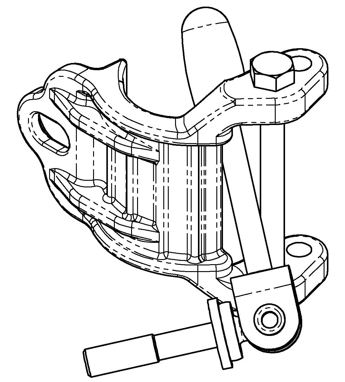 Clamp kit to suit  1251938 Overrun for 22.9