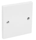 Single recessed faceplate