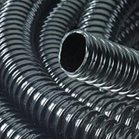 20mm id black convolute PVC Hose 30m Coil
