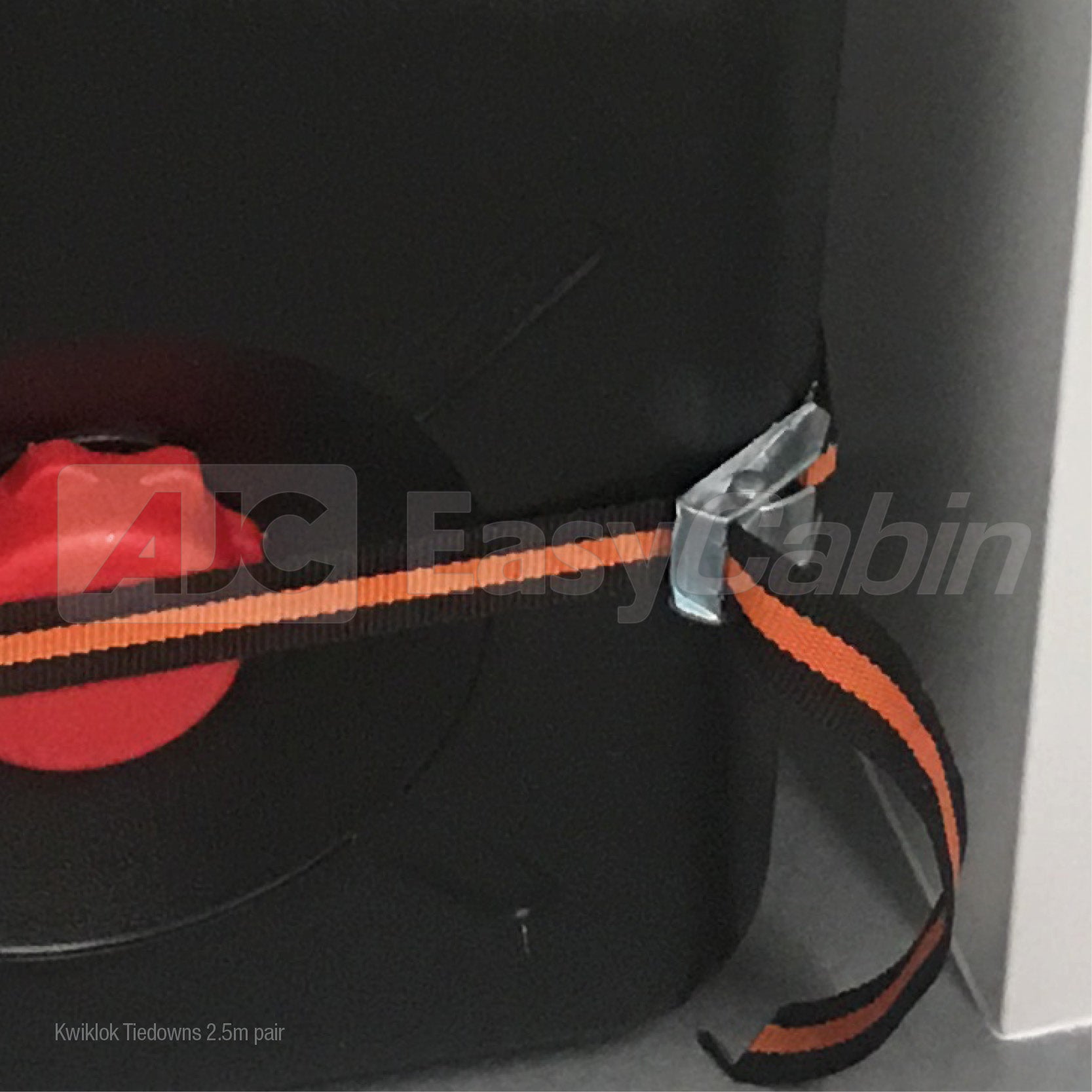 Cam buckle 2 mtr orange  -  Kwiklok