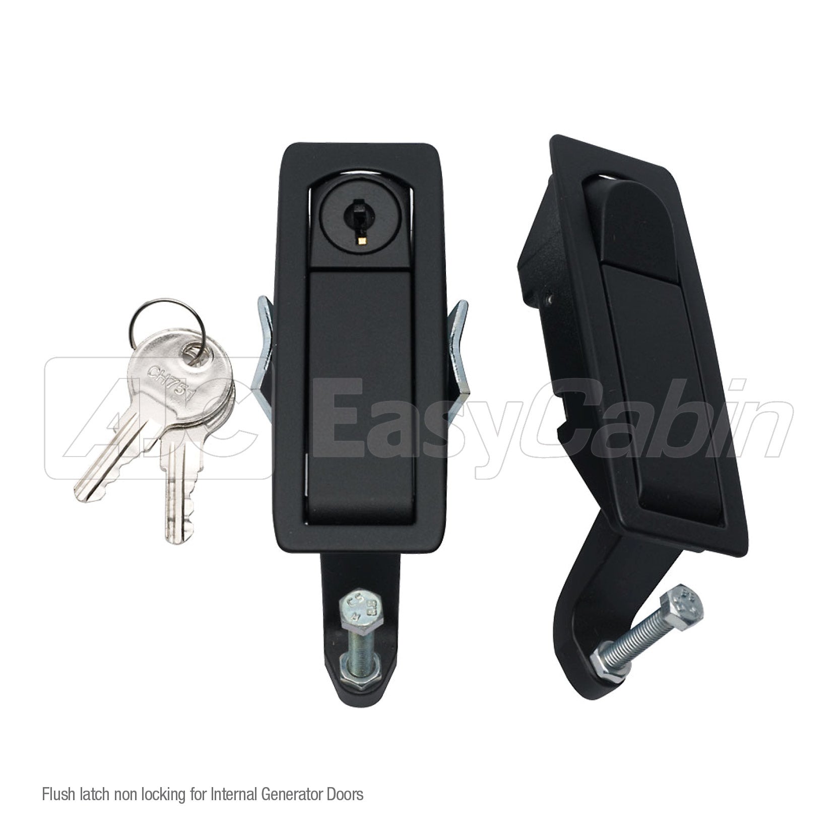 Flush latch locking (Smooth Silk finish)for internal generator doors