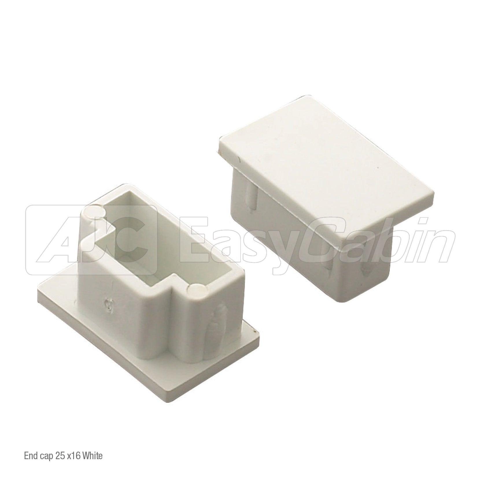 End cap 25 x 16 White