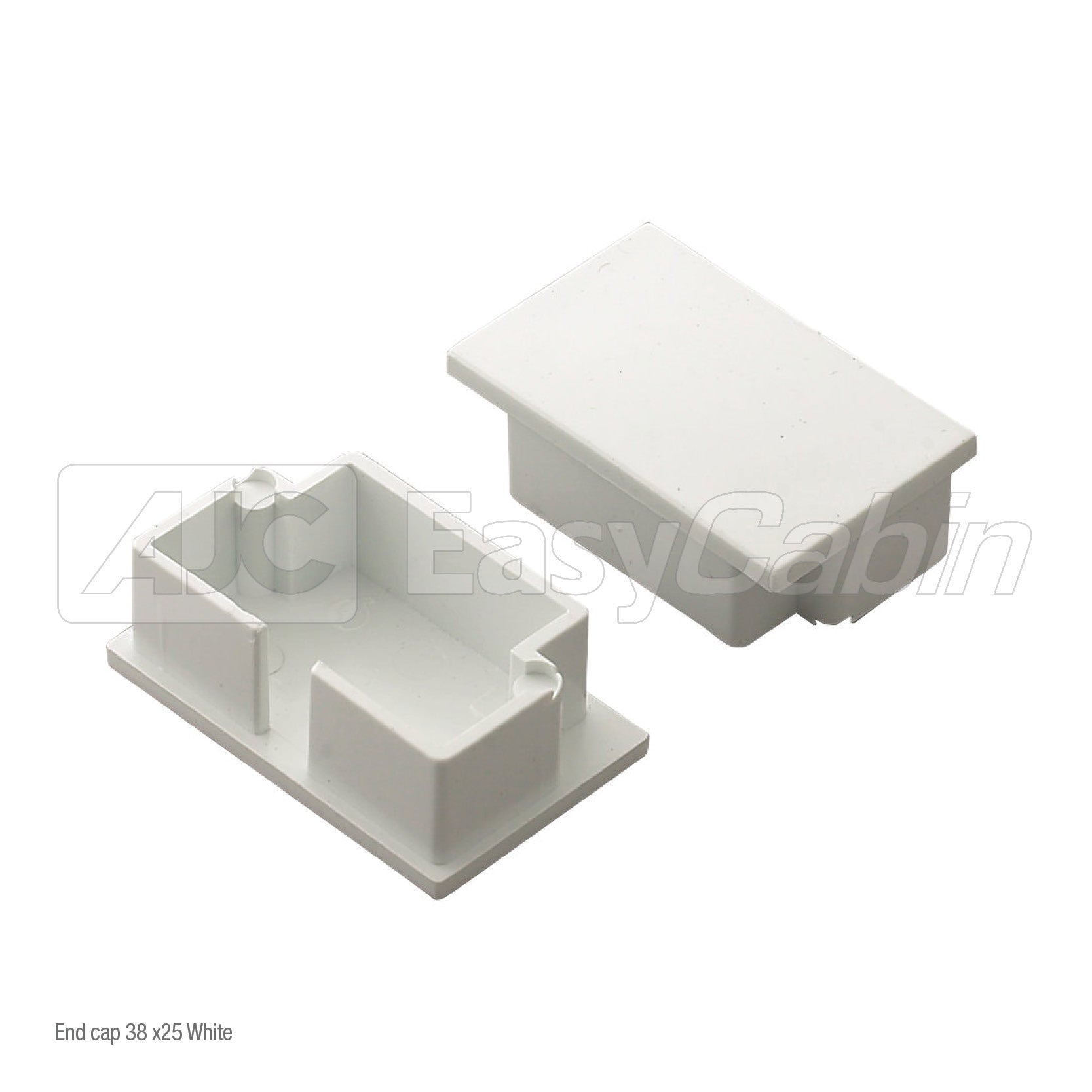 End Cap 25/40 White