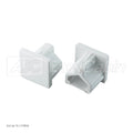 End Cap 16 x 16 White