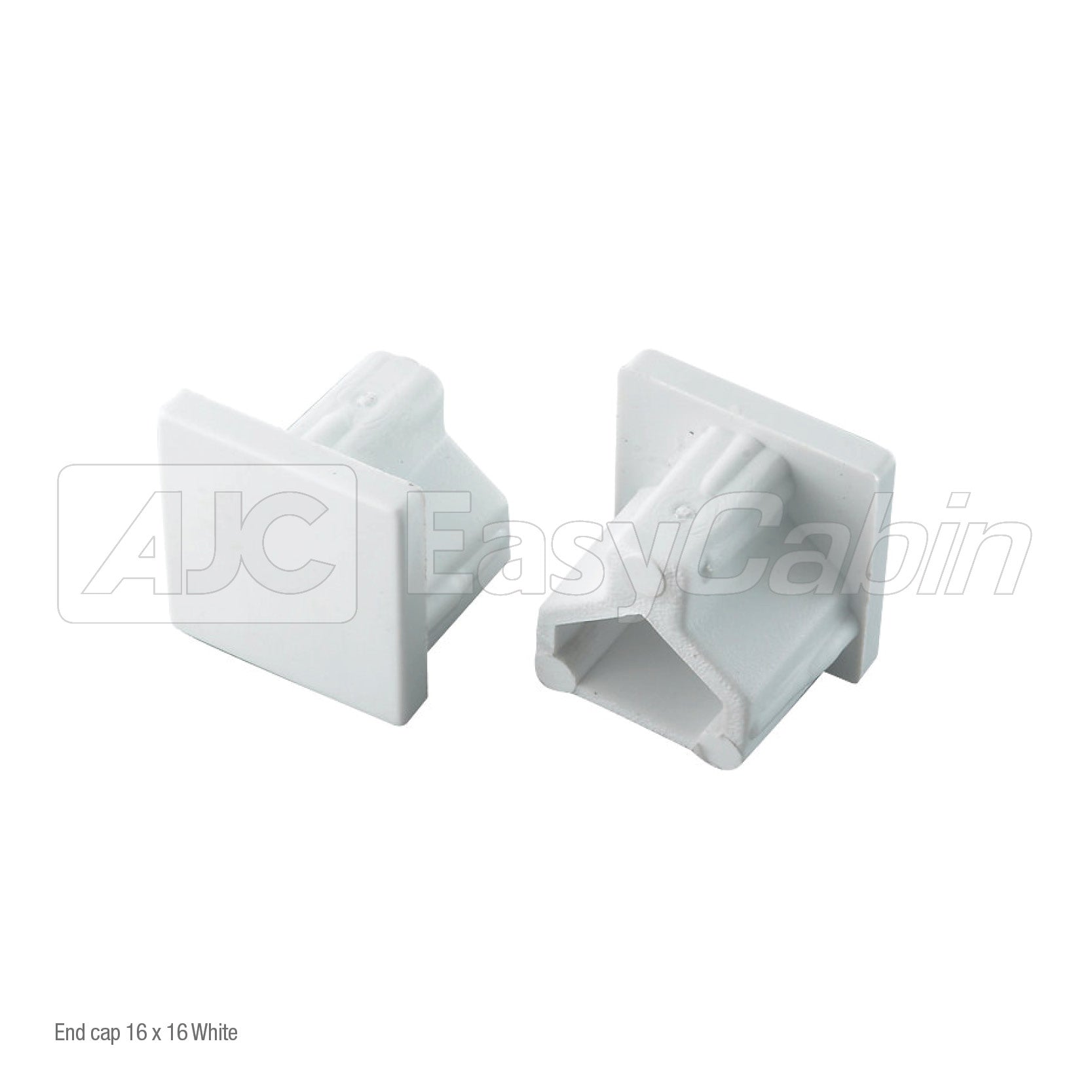 End Cap 16 x 16 White