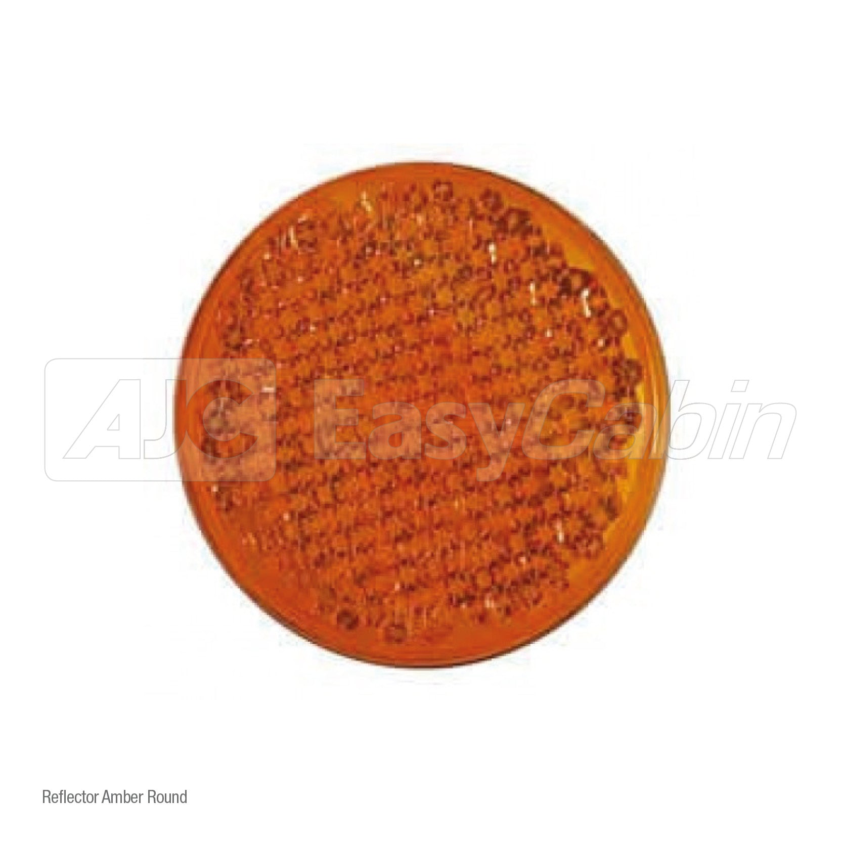Reflex Reflector Amber Round
