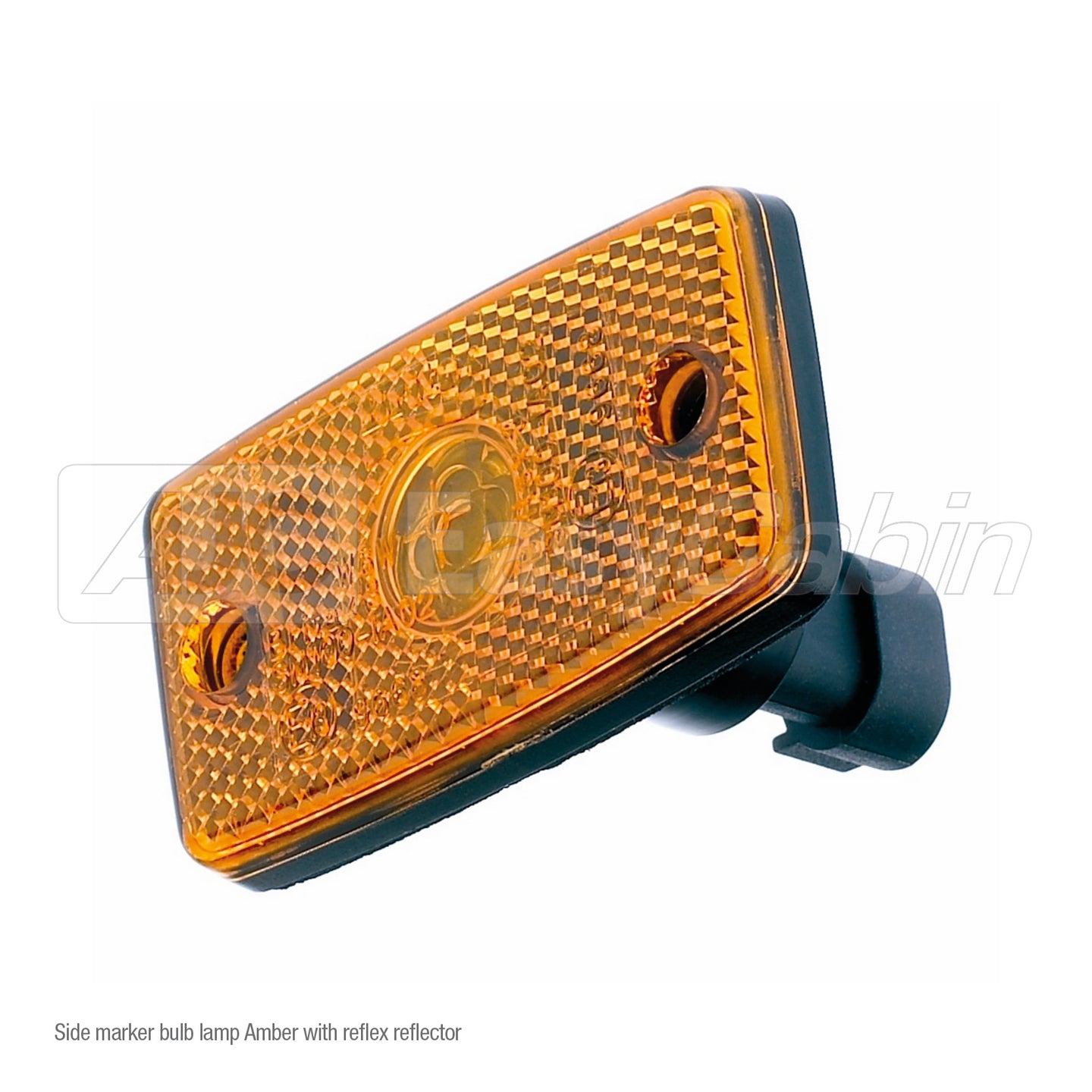 Side Marker Bulb Lamp Amber With Reflex Reflector