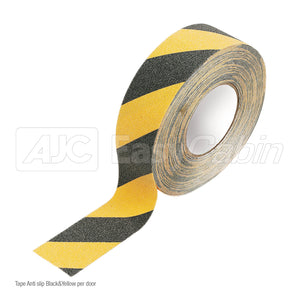 Tape Anti Slip Black and Yellow Per Door (18m)
