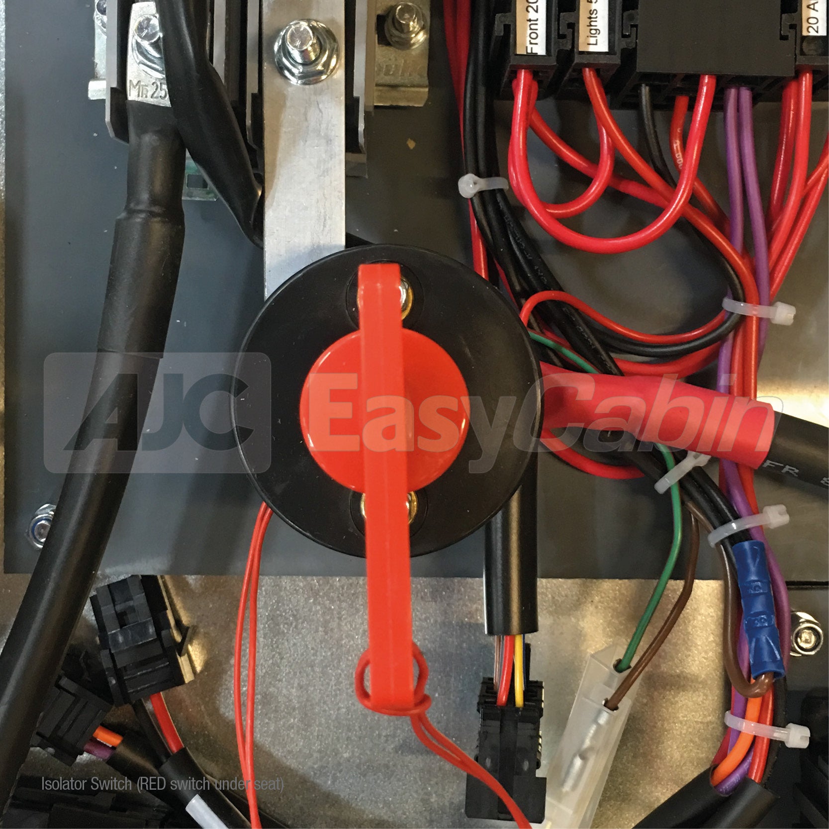 Isolator Switch (RED switch under seat)