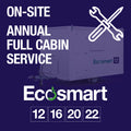 Welfare - yearly full cabin service on site