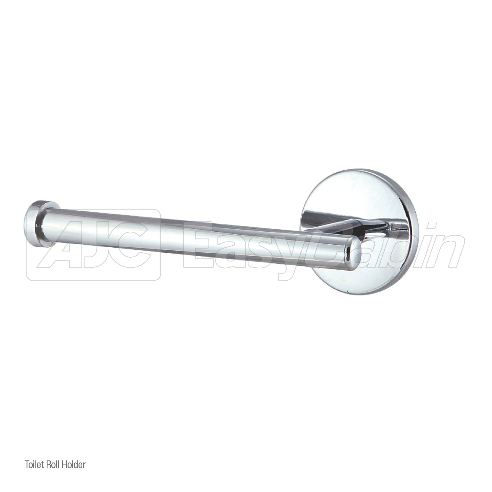 Curve Toilet Roll Holder Chrome Finish