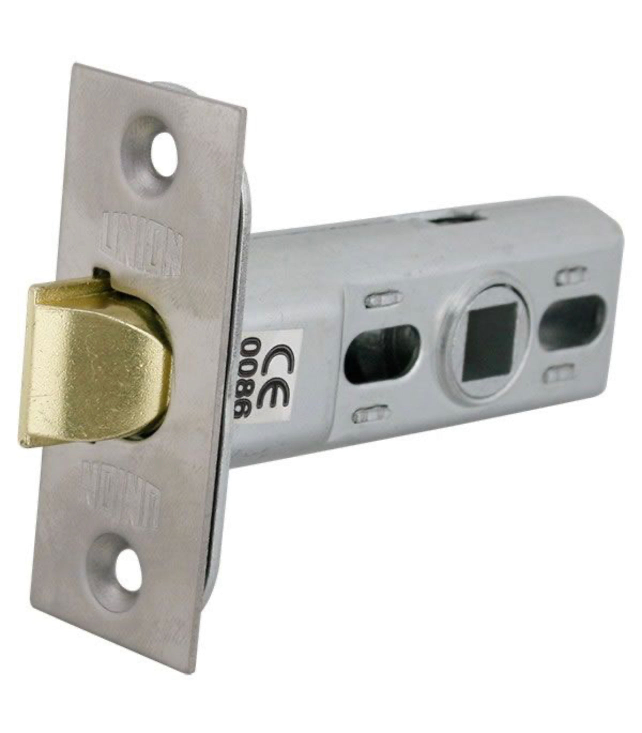 Door Catch - UNION Heavy Duty TubularLatch - Square Forend -70mm - Dual F -