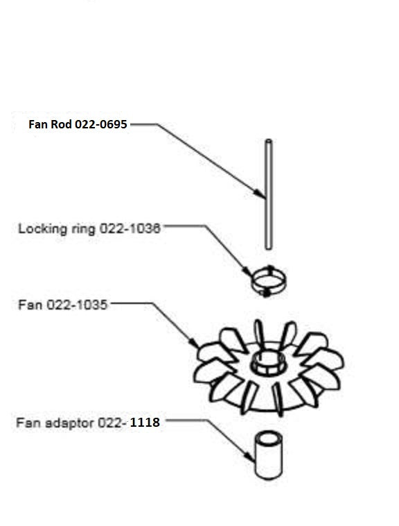 FAN ROD FOR ALTERNATOR - 3.5KVA - (TIE ROD)
