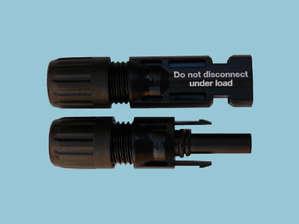 Solar Panel Connectors - 2 x male + 2 x female