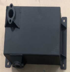 EXHAUST SQUARE SHAPE SILENCER FOR 6KVA GENERATOR