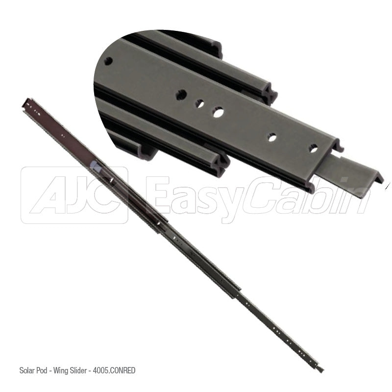 Heavy Duty Slide, Length 1524mm Fully Locking (pair)